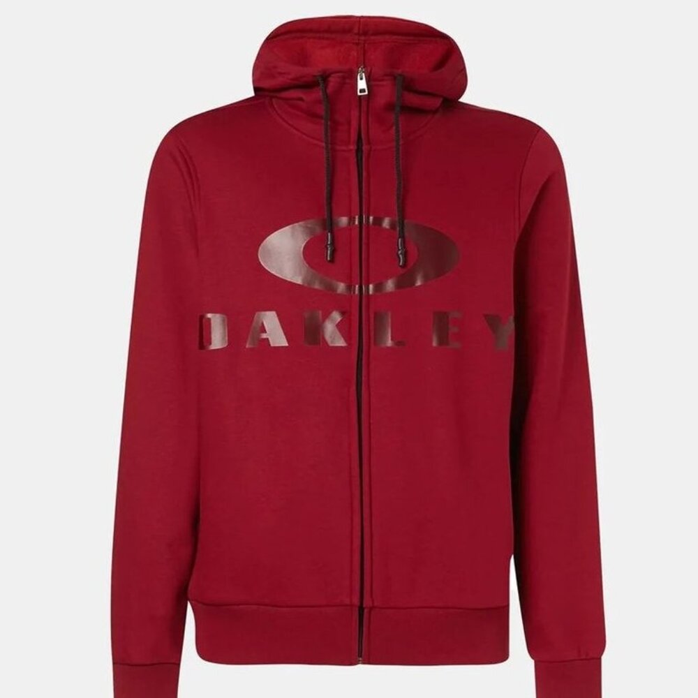 OAKLEY Mens Full Zip Logo Jacket Hoodie